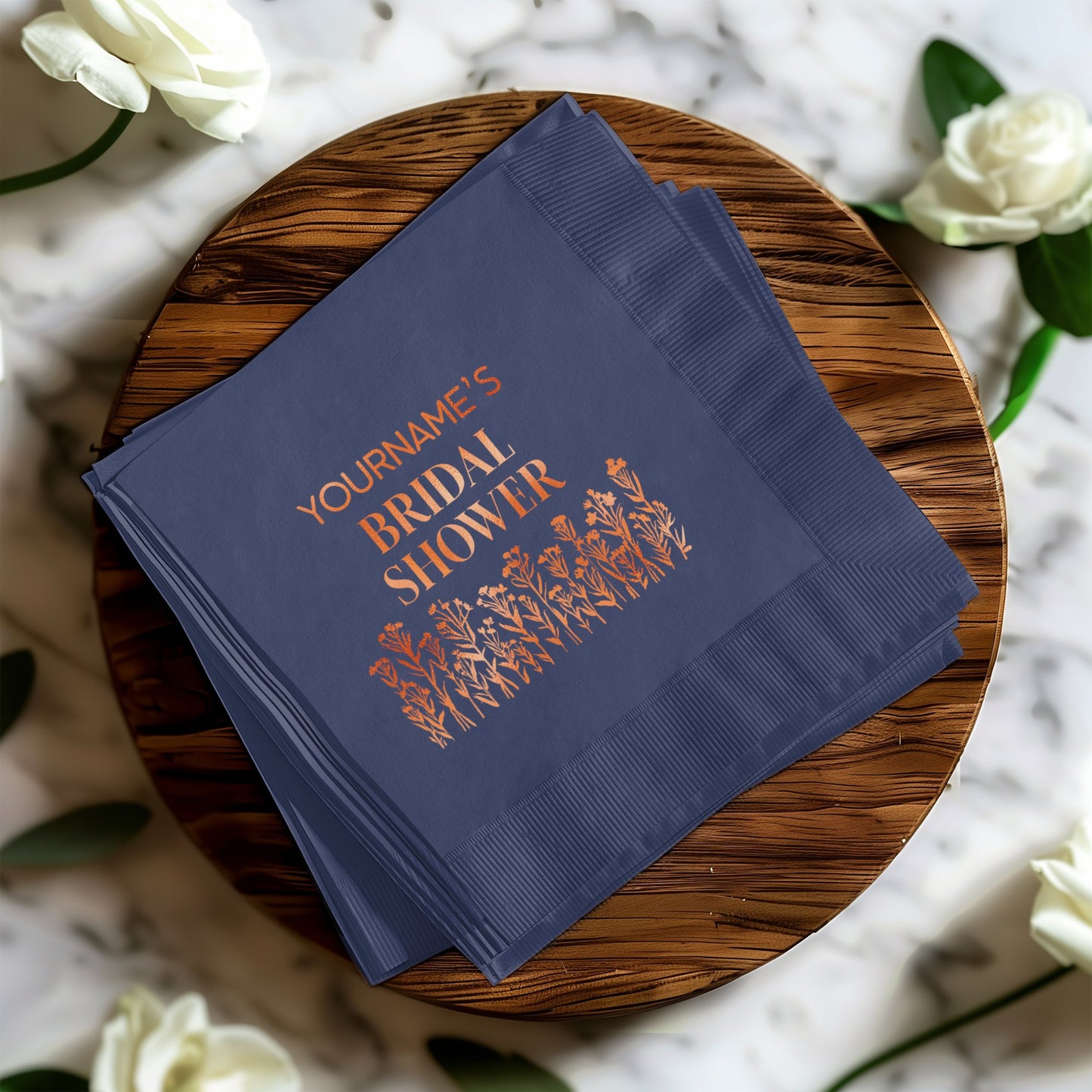 Personalized Bridal Shower Decor Napkin product