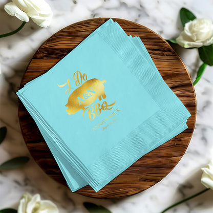 I Do BBQ Personalized Wedding Party Napkin product
