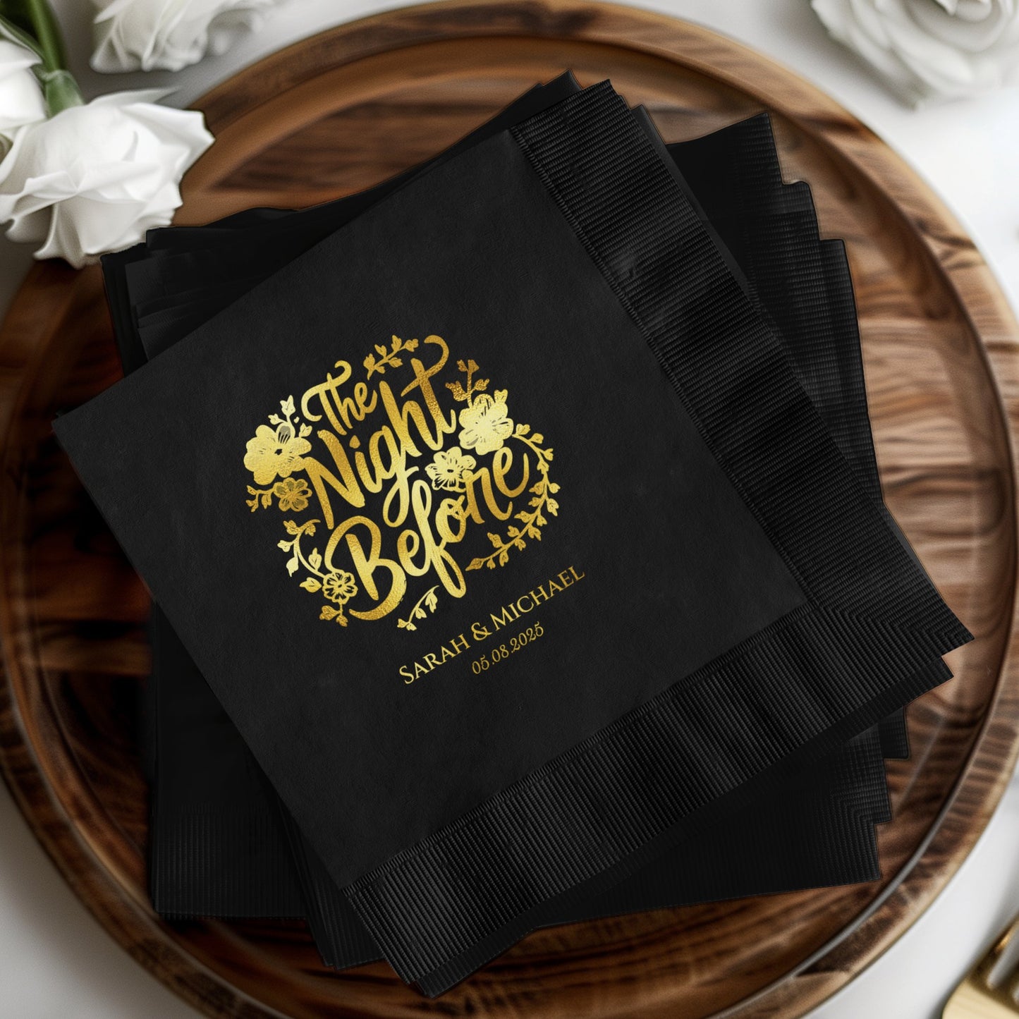 The Night Before Personalized Napkins product type