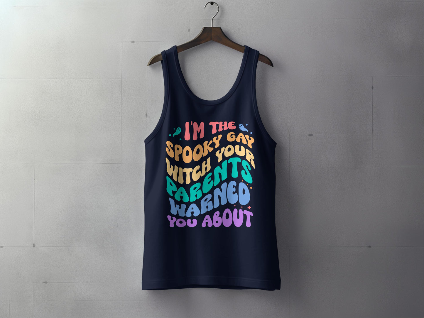 The Spooky Gay Witch Graphic Tank Top product type