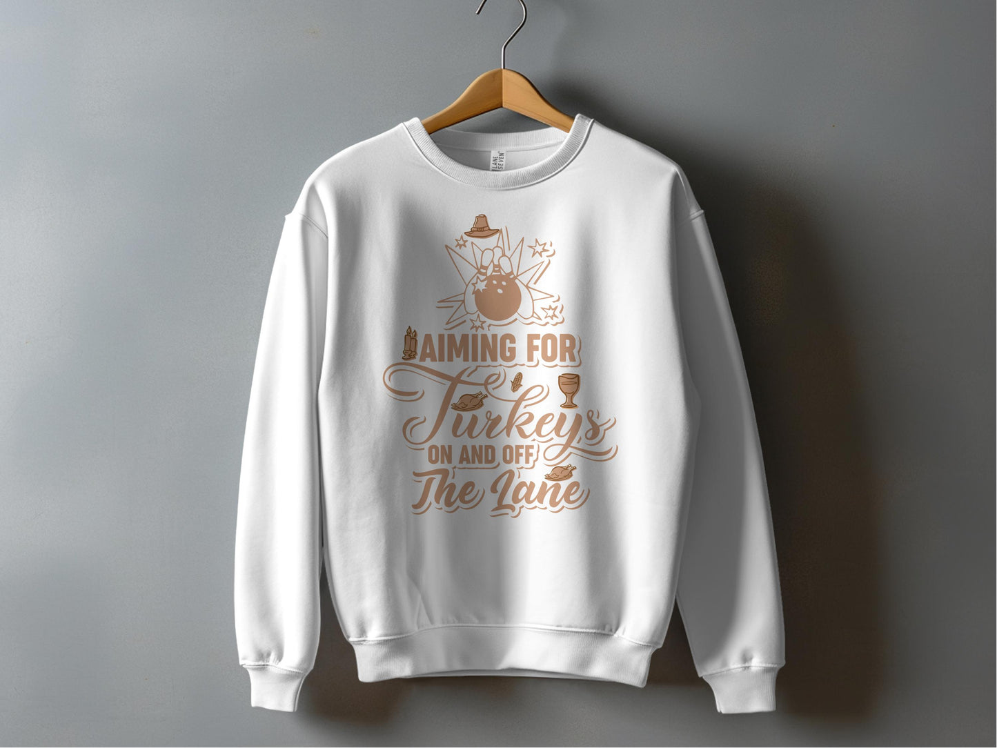 Aiming For Turkeys Funny Thanksgiving Sweatshirt product type