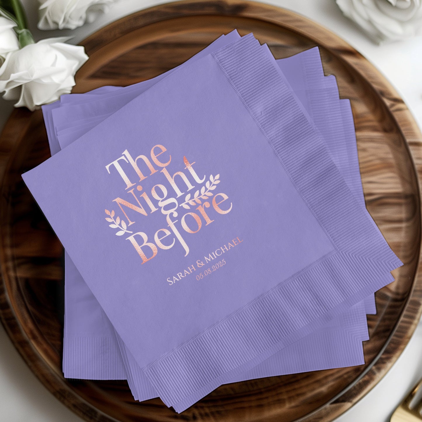 The Night Before Personalized Event Napkin product
