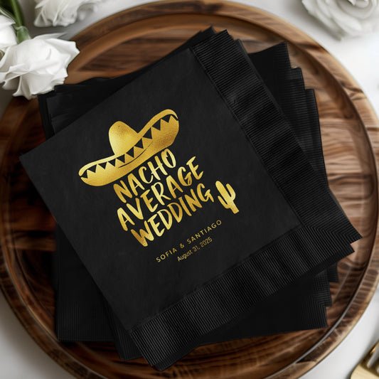 Nacho Average Wedding Custom Napkin product