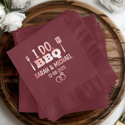 Personalized Wedding BBQ Napkins product