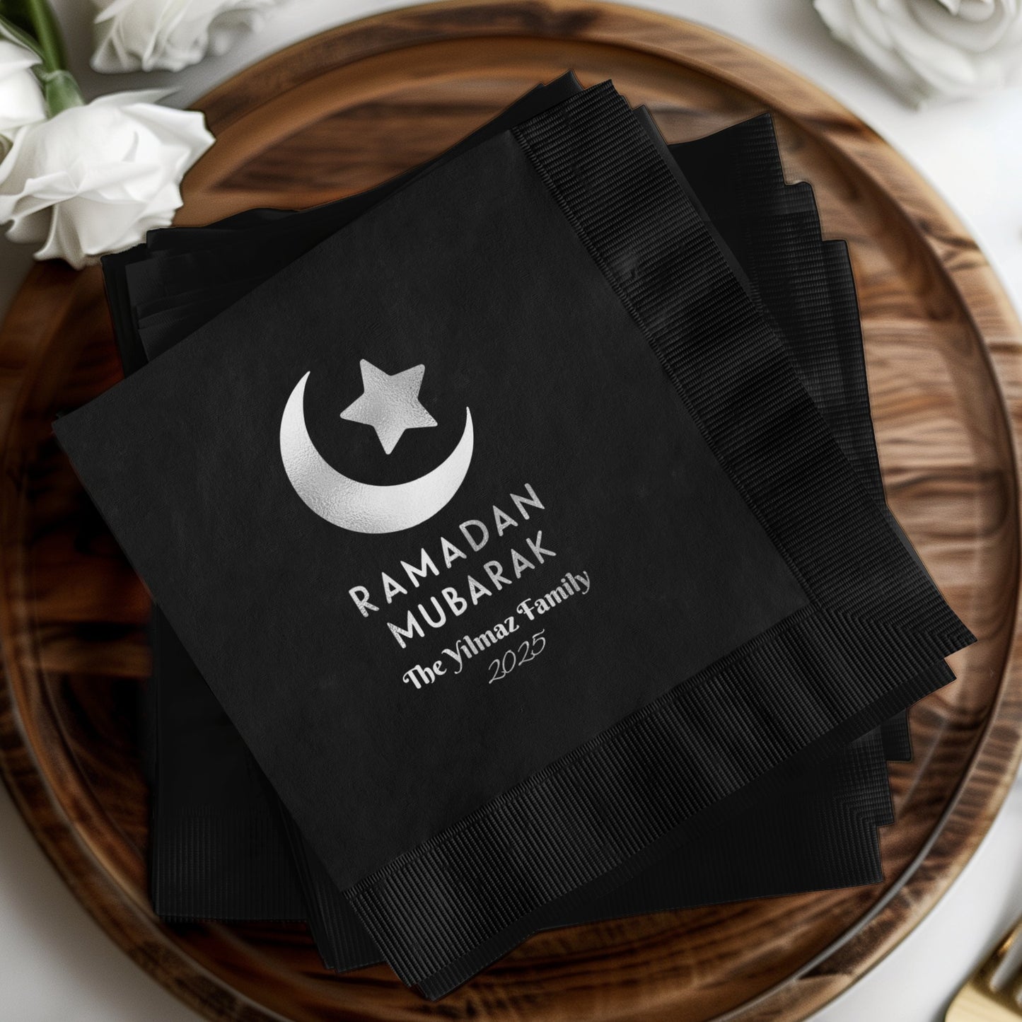 Ramadan Mubarak 2023 The Ahmad Family napkin product