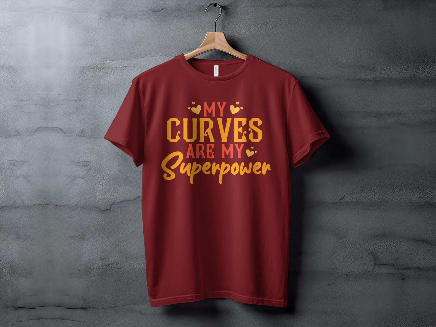 My Curves Are My Superpower Graphic T-shirt product type