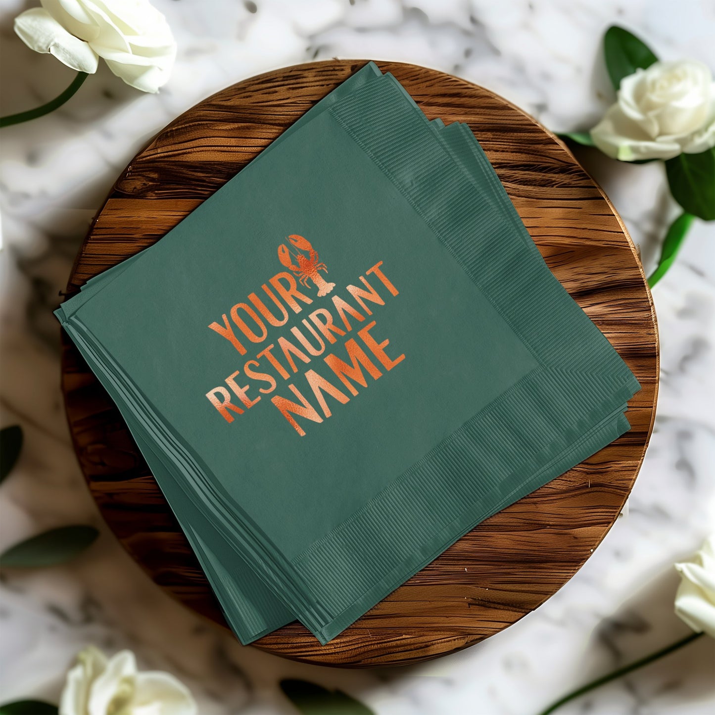 Custom Printed Restaurant Nam personalized napkin product
