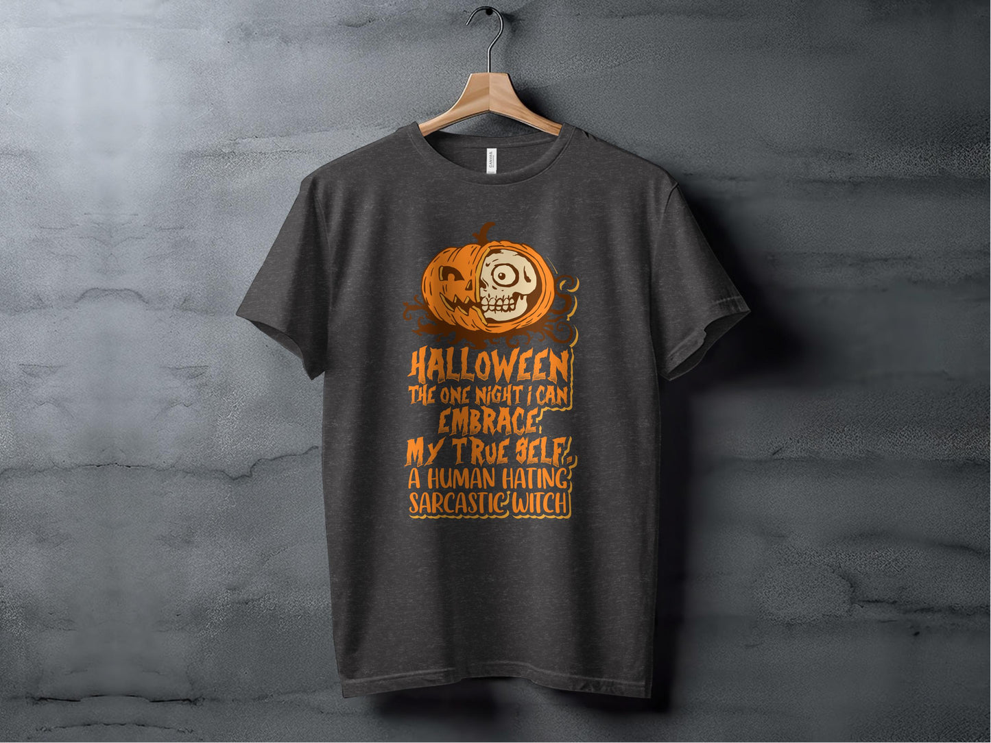Halloween Embrace My True Self Sarcastic Witch product type