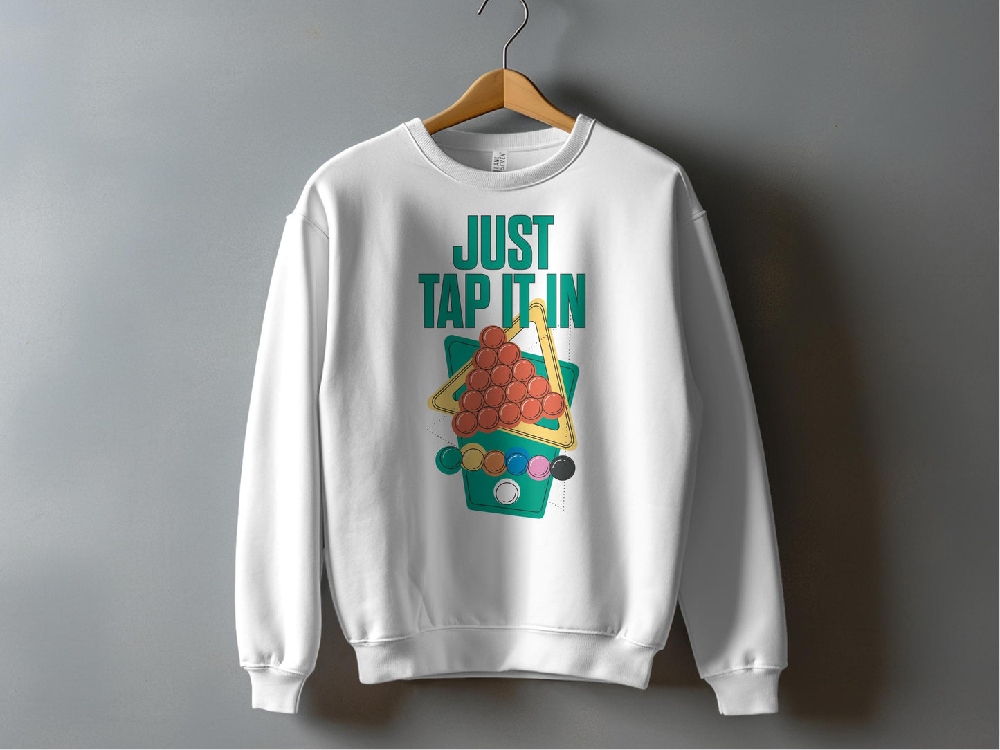 Just Tap It In Graphic Unisex Sweatshirt product type