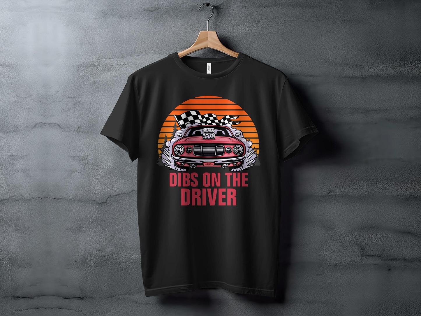 Dibs On The Driver Unique Graphic Tee Shirt product