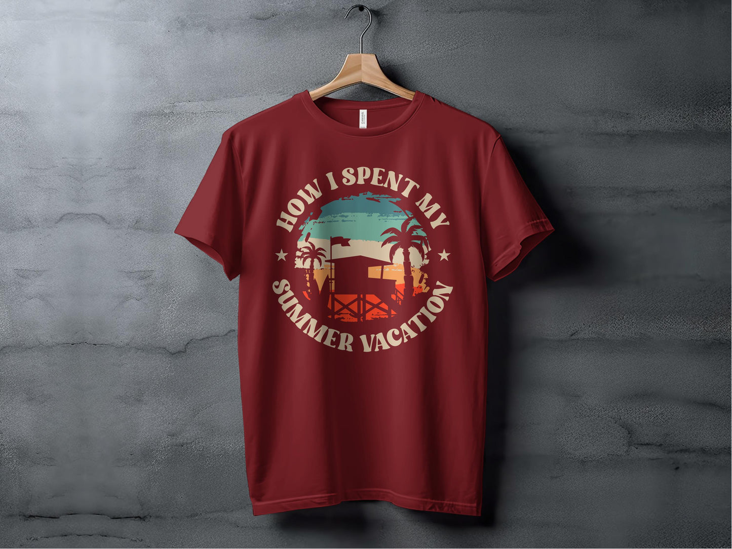 How I Spent My Summer Vacation Red T-shirt product type