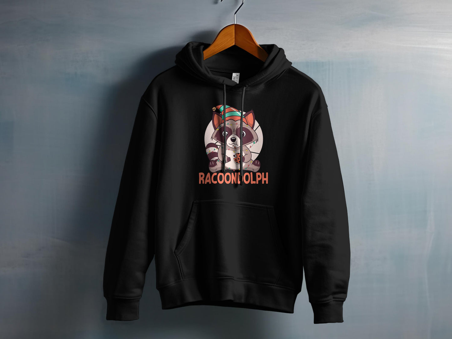 Cute Raccoon Character Printed Hoodie product