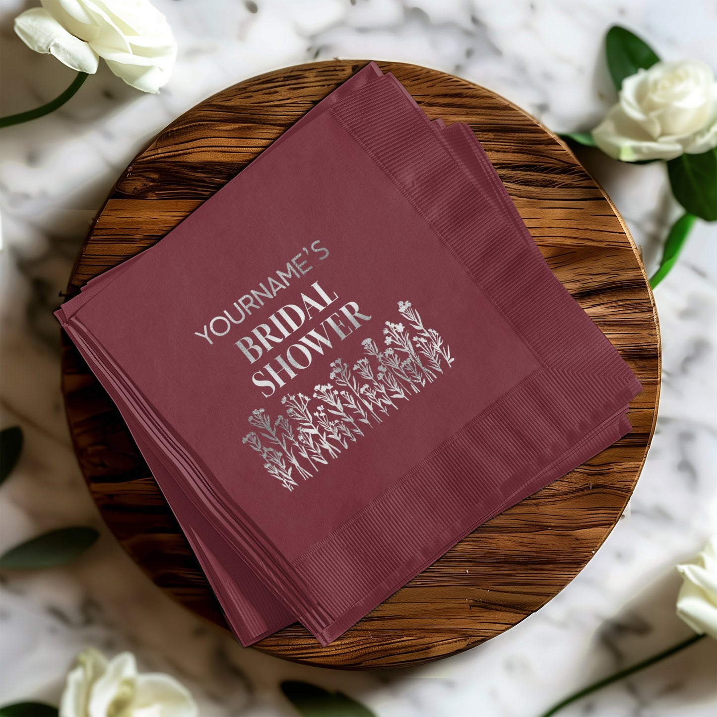 Personalized Bridal Shower Napkin product