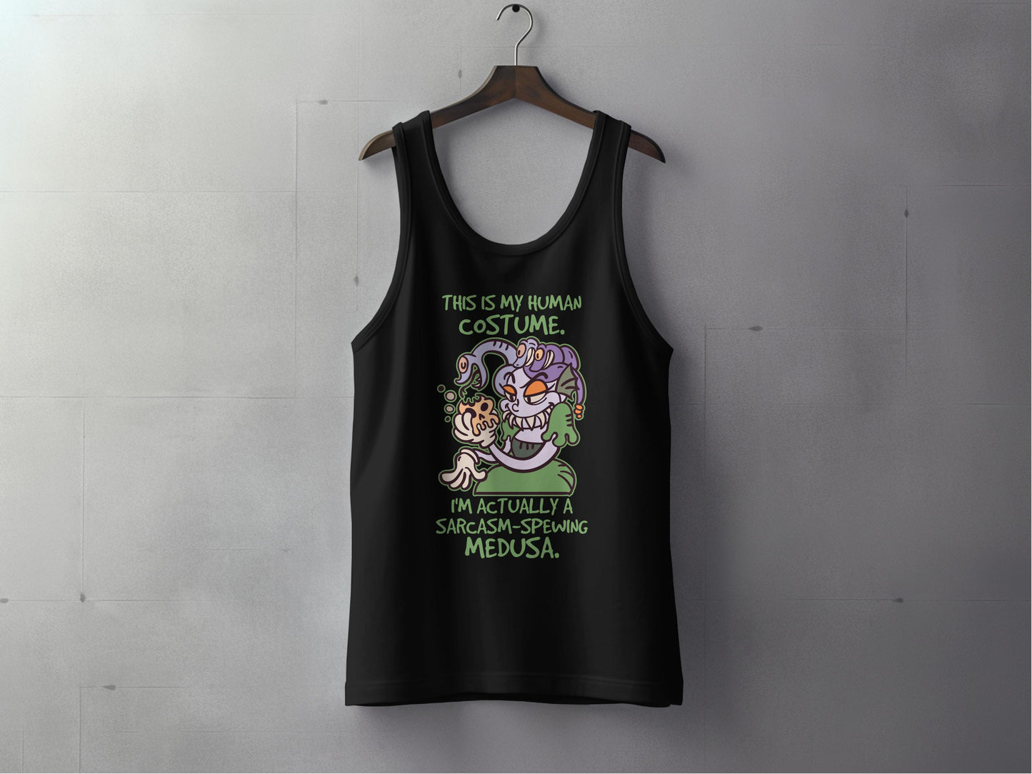 Sarcasm Speaking Medusa Human Costume Tank Top Product