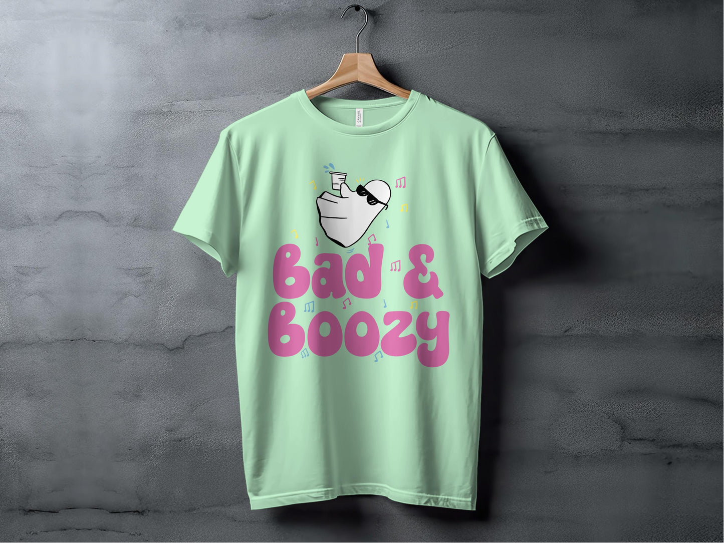 Bad & Boozy Graphic Tee Shirt product
