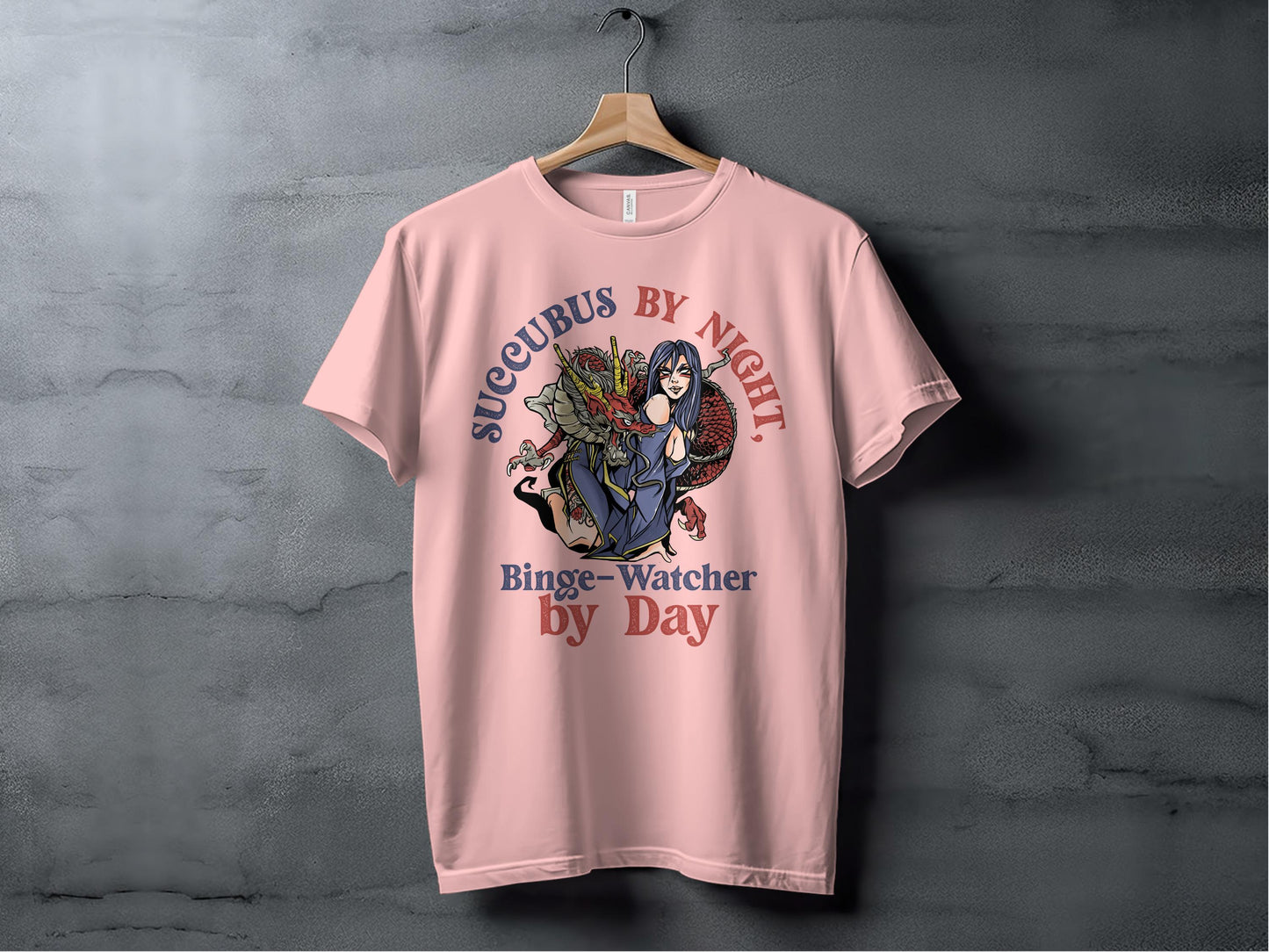 Succubus Binge Watcher Day Night T-shirt product