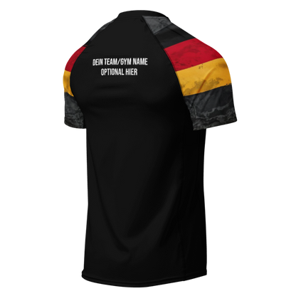 Germania Nation Kurzarm Rashguard, Deutschland Nogi BJJ Grappling Gear