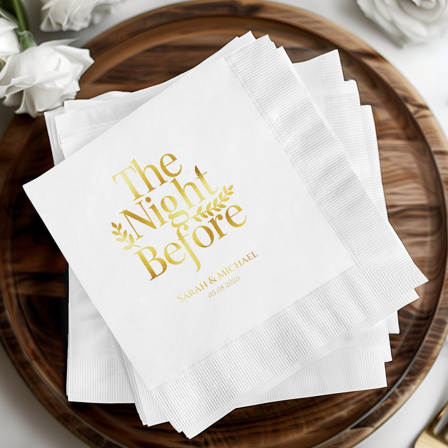 The Night Before Personalized Napkins product type
