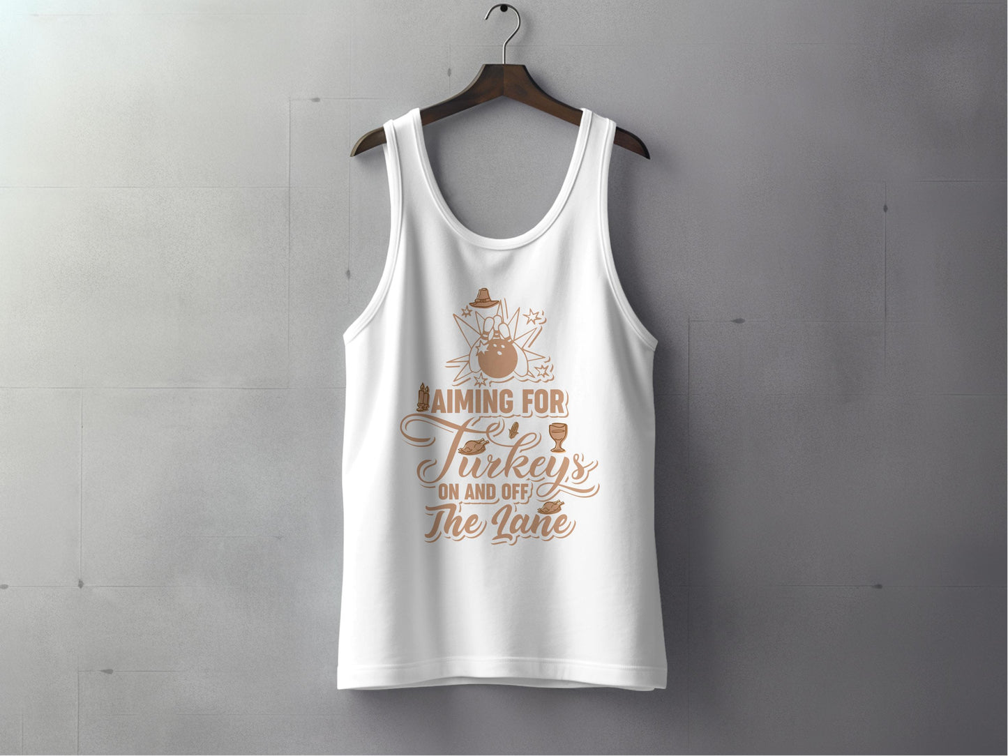 Aiming for Turkeys on and off The Lane Tank Top product