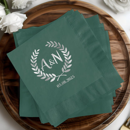 Personalized A&N 05.08.2025 Elegant Event Napkins product type