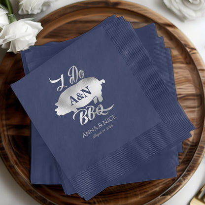Custom Wedding BBQ Napkins Special Event Party product type