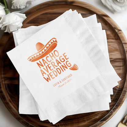 Nacho Average Wedding Personalized Napkins product
