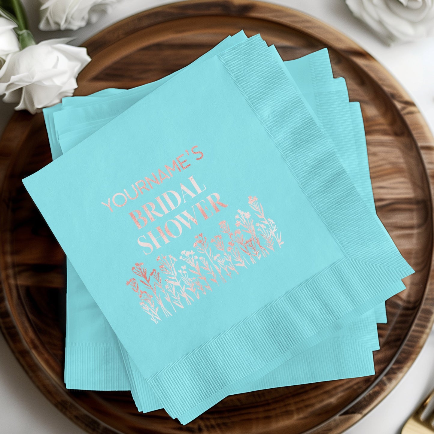 Personalized Bridal Shower Napkins Product