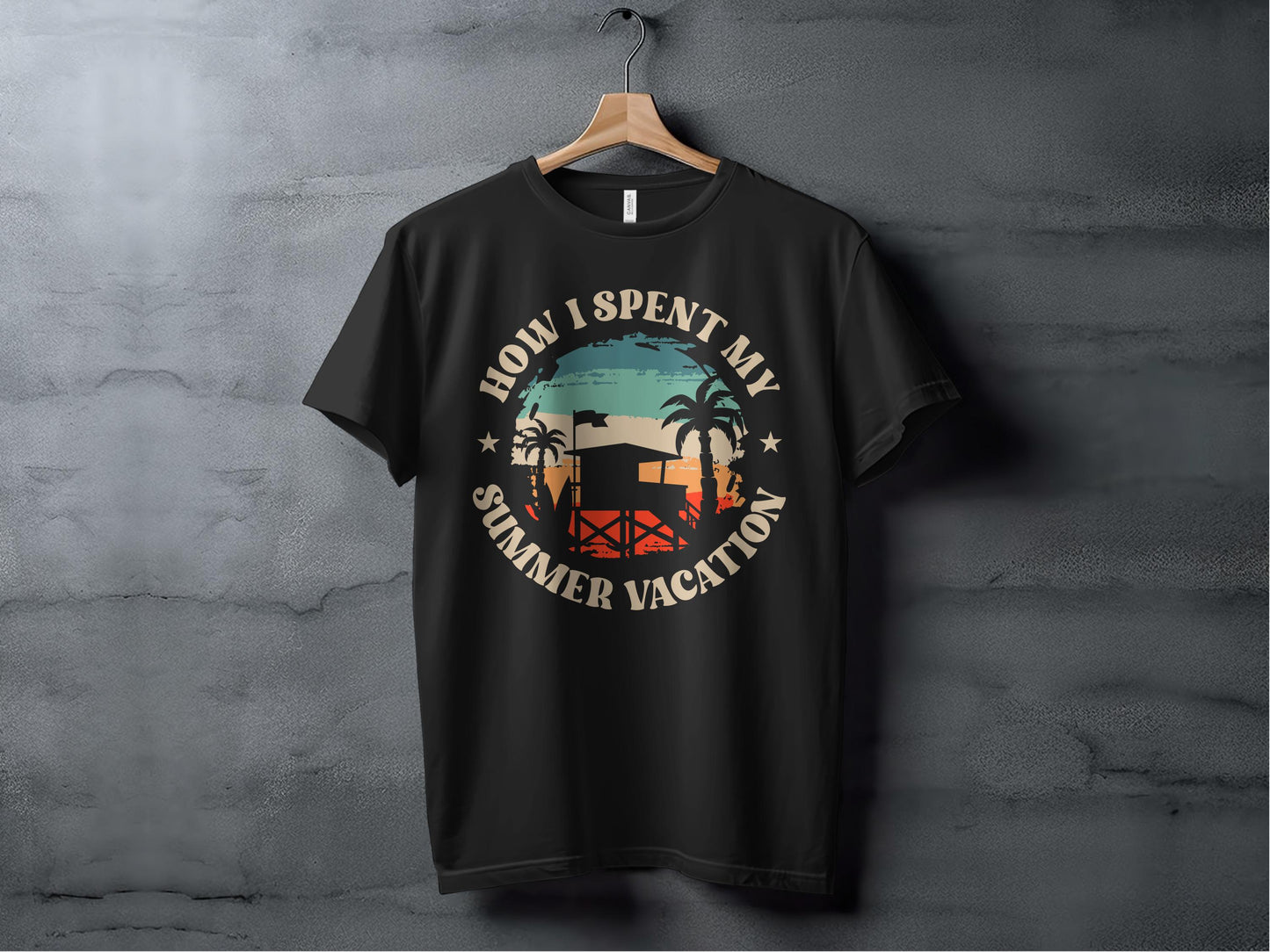 How I Spent My Summer Vacation Graphic T-shirt product
