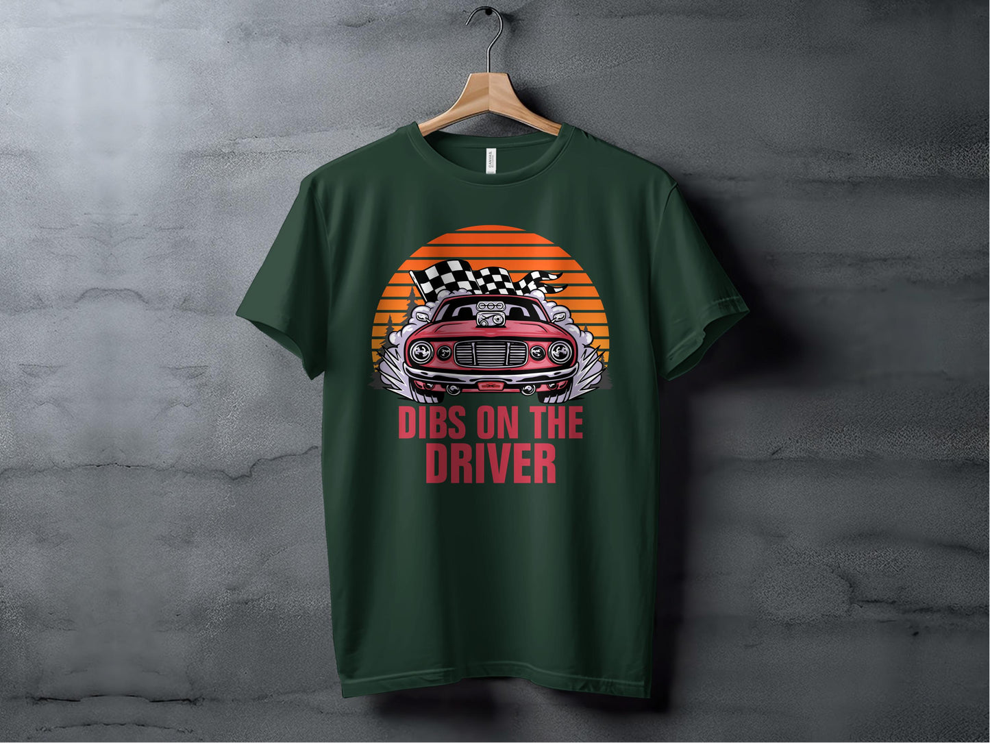 Dibs On The Driver Graphic Tee Shirt Fashion T-shirt product type