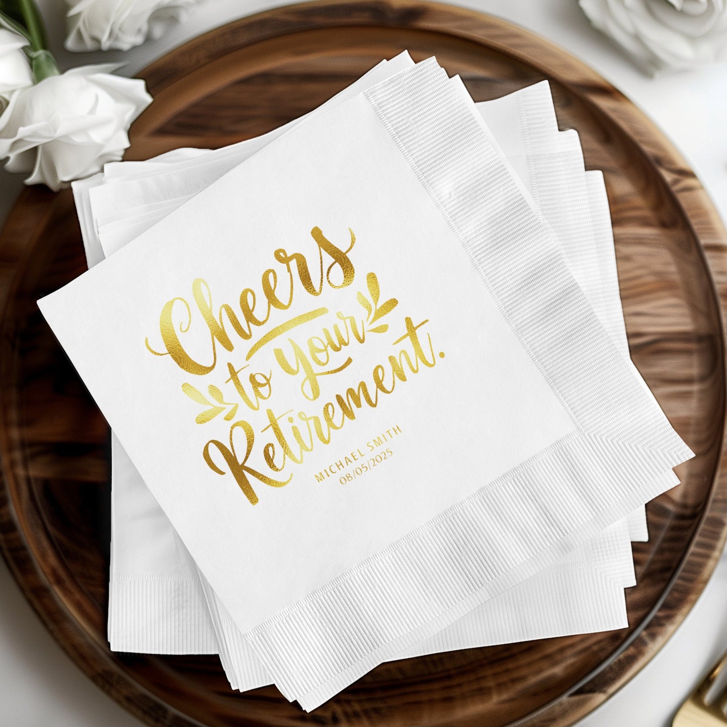 Cheers to Your Retirement Custom Printed Product