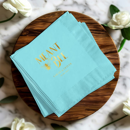 Meant to Bee Personalized Napkins party product