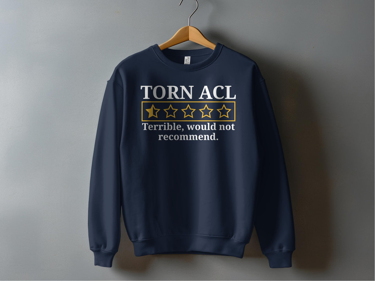 TORN ACL Terrible Would Not Recommend Product Type