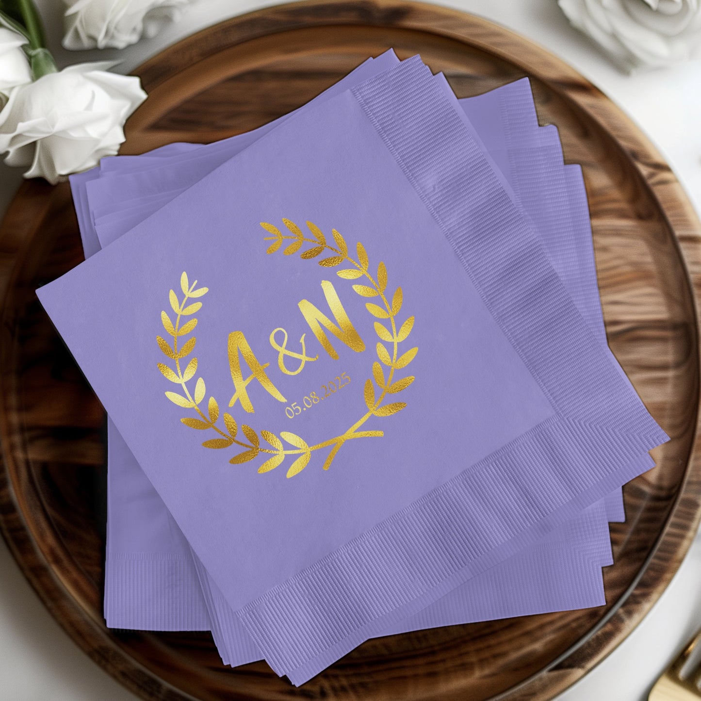 A&M 05.06.2023 Custom Wedding Paper Napkin product
