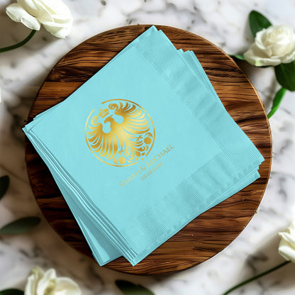 Elegant Custom Monogrammed Napkins for Special Events product type