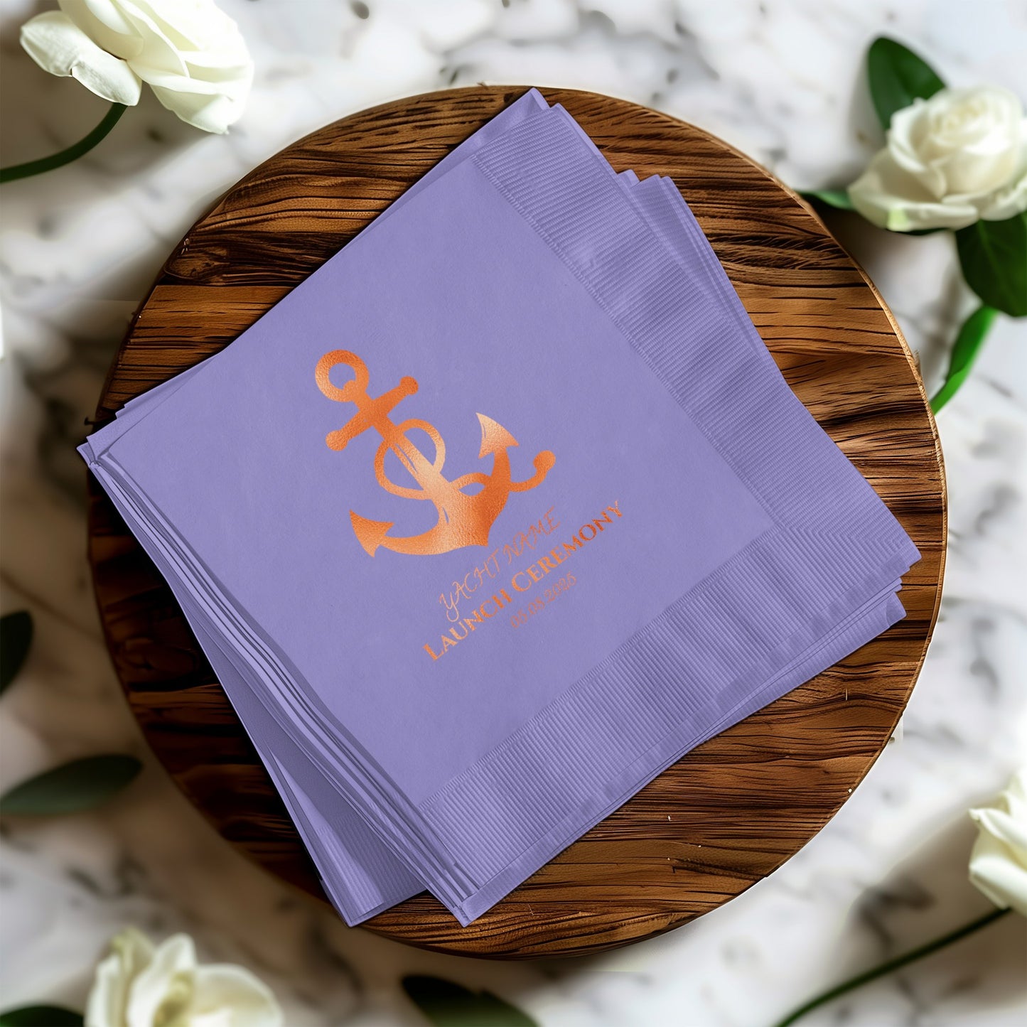 Personalized Anchor Design Celebration Napkin product