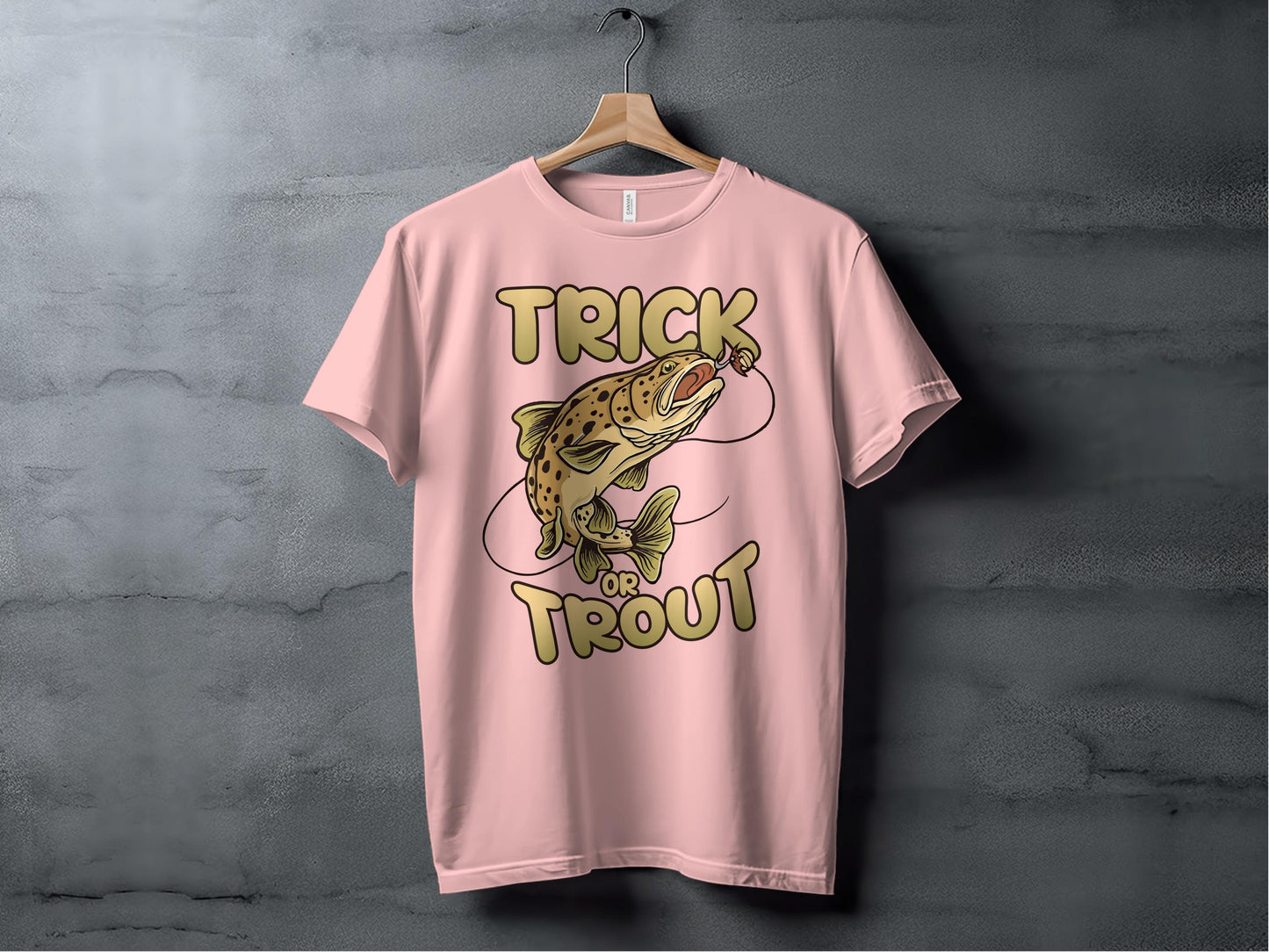 Trick or Trout Graphic Tee Shirt Product