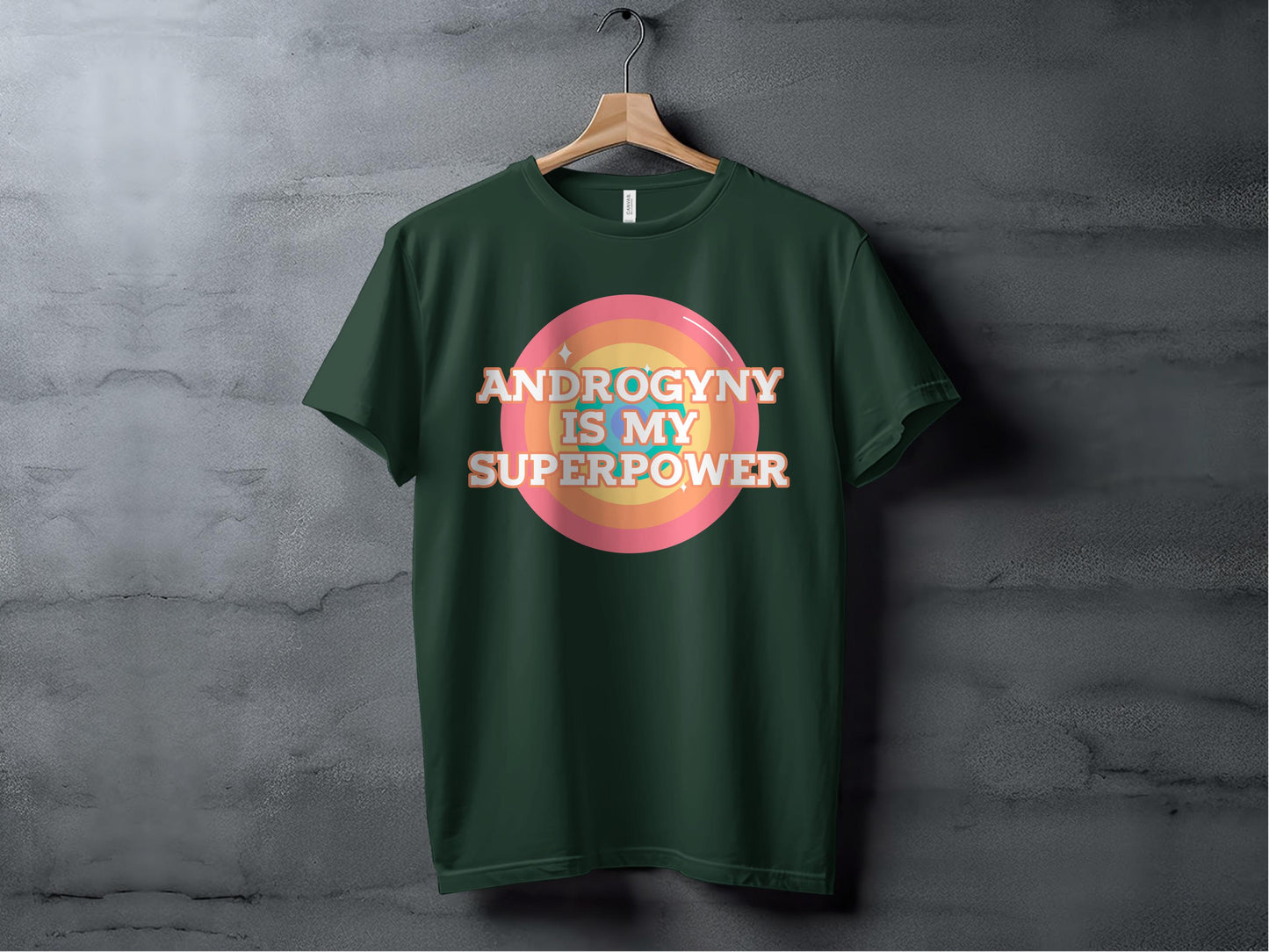 Androgyny Is My Superpower Statement T-shirt Product