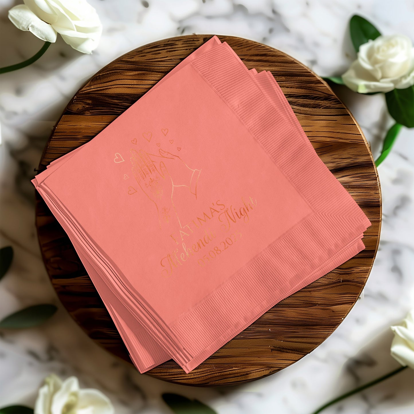Custom Pink Napkin for Special Events product type