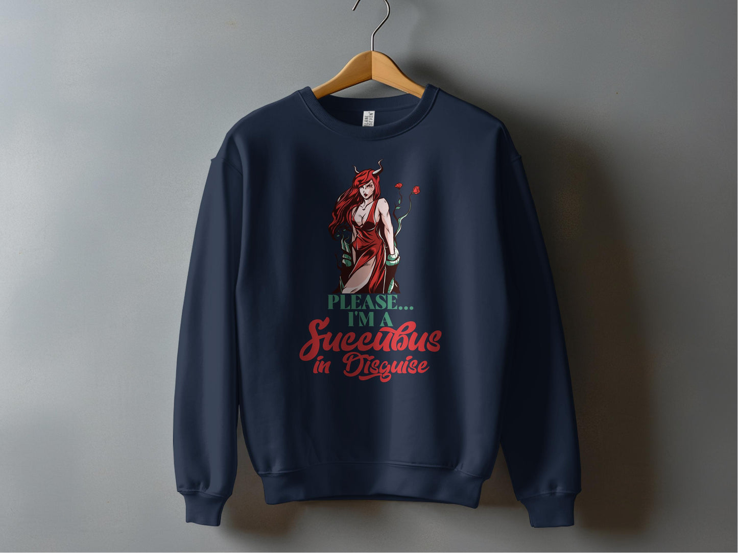 Succubus in Disguise Graphic Sweatshirt product type