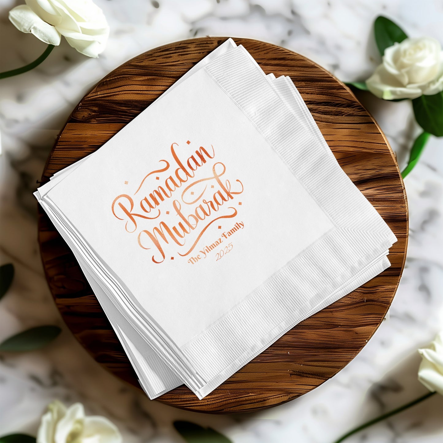 Ramadan Mubarak Custom Printed Napkins product
