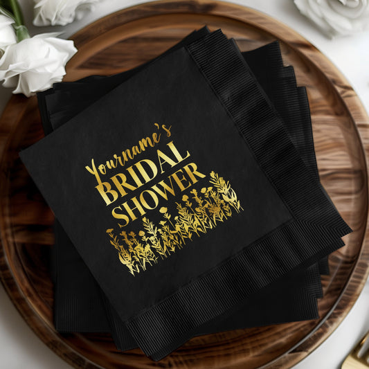 Personalized Bridal Shower Party Napkins product type