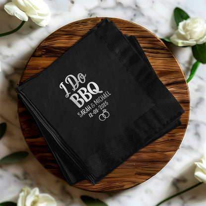 Personalized Wedding BBQ Theme Napkin Product