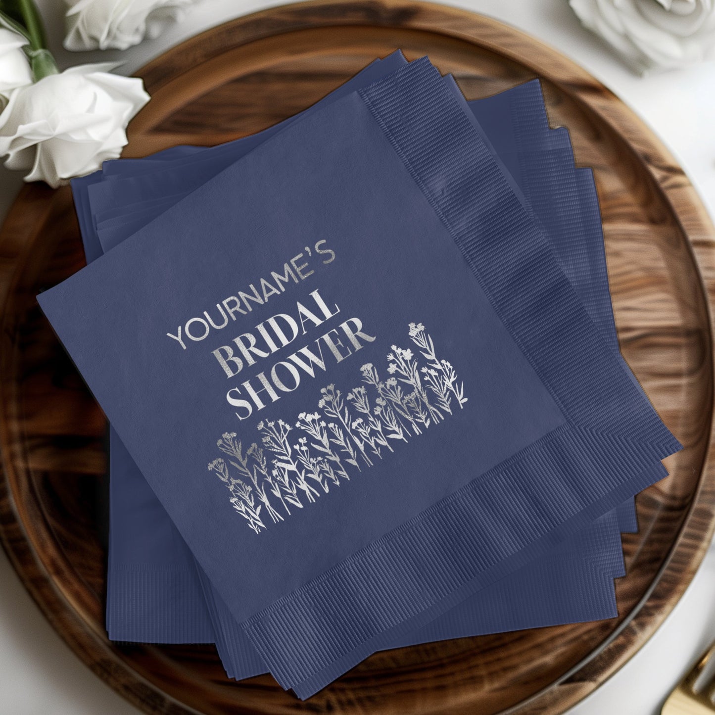 Personalized Bridal Shower Napkins Event Product