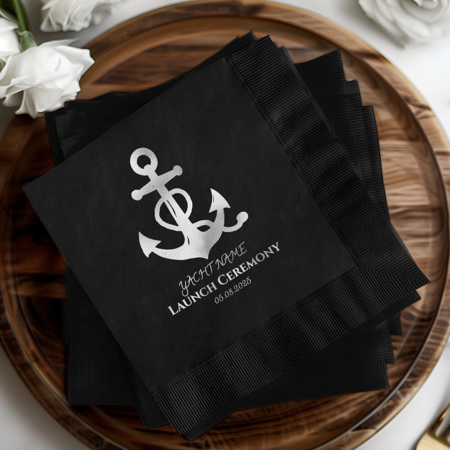 Elegant Yacht Launch Ceremony Napkins product