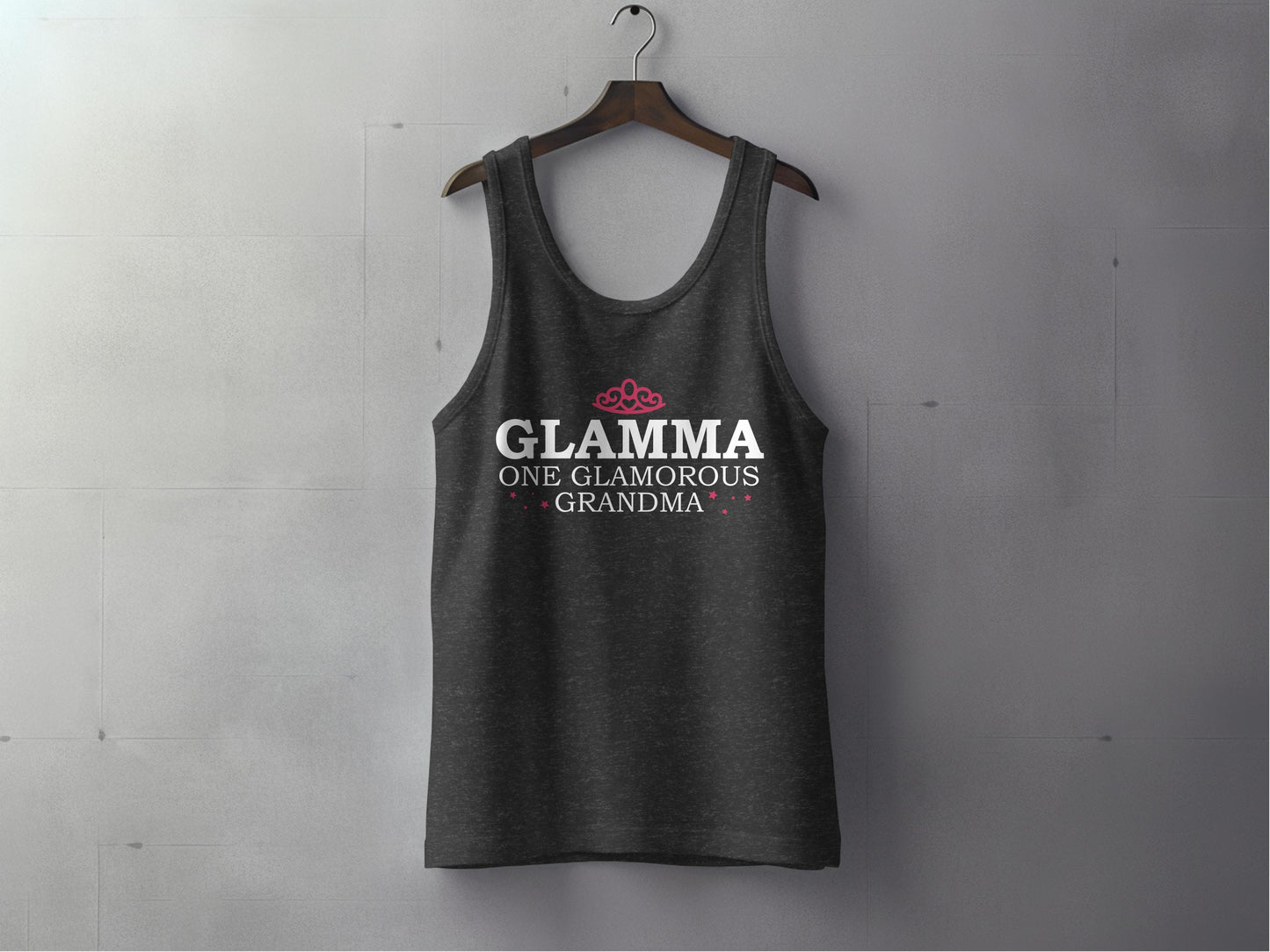 Glamma One Glamorous Grandma Graphic Tank Top product type