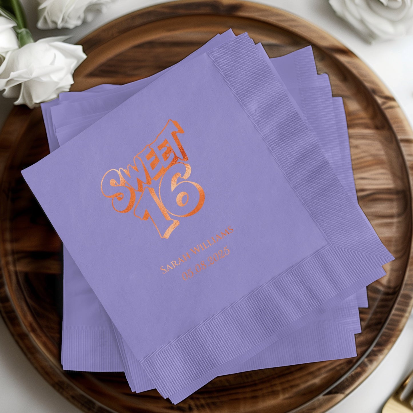 Sweet 16 Personalized Party Napkins product