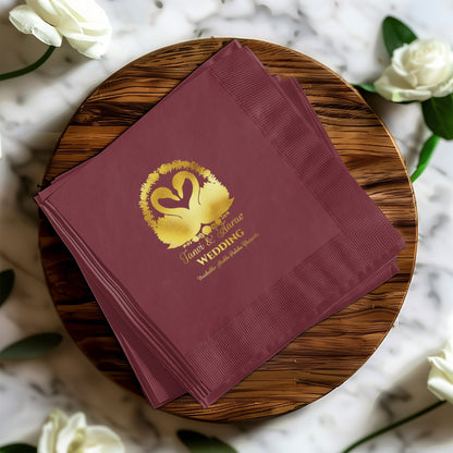 Elegant Personalized Wedding Napkin Product Type