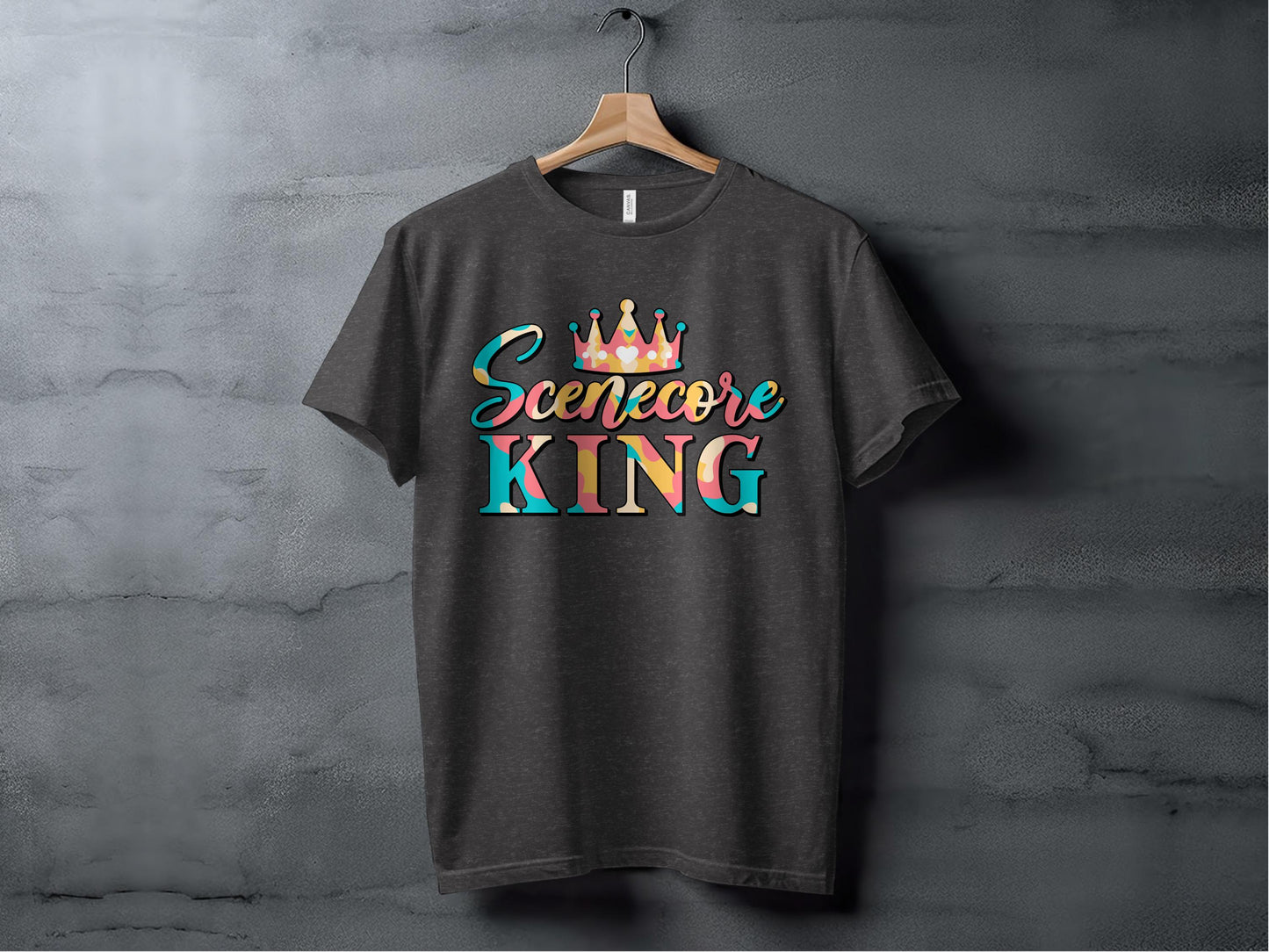 Scenecore King Graphic Design T-Shirt product type