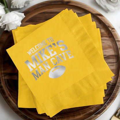 Welcome to Mike's Man Cave Football Party product type