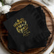Happy New Year Party Black Custom Napkin product type